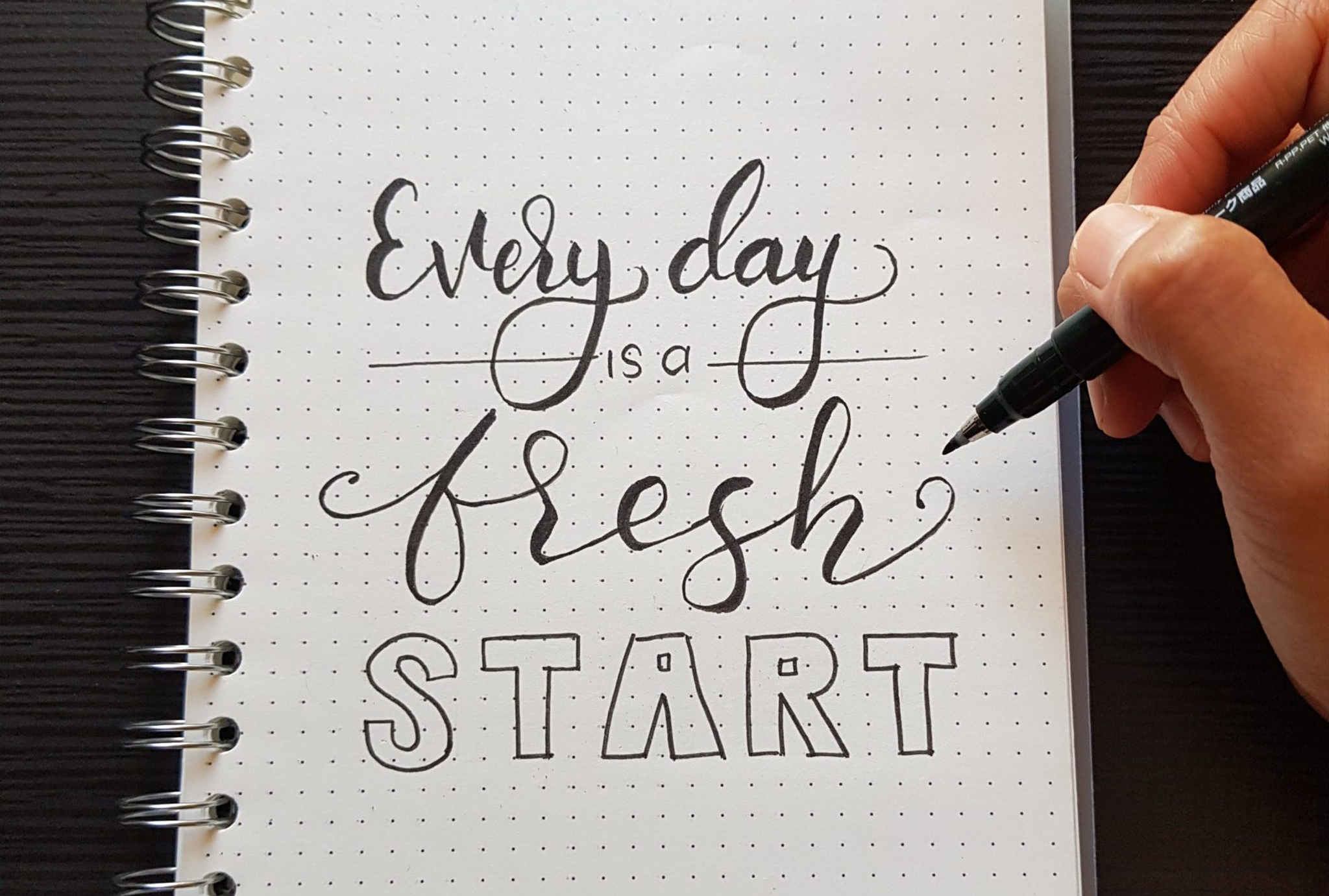 every day is a fresh start