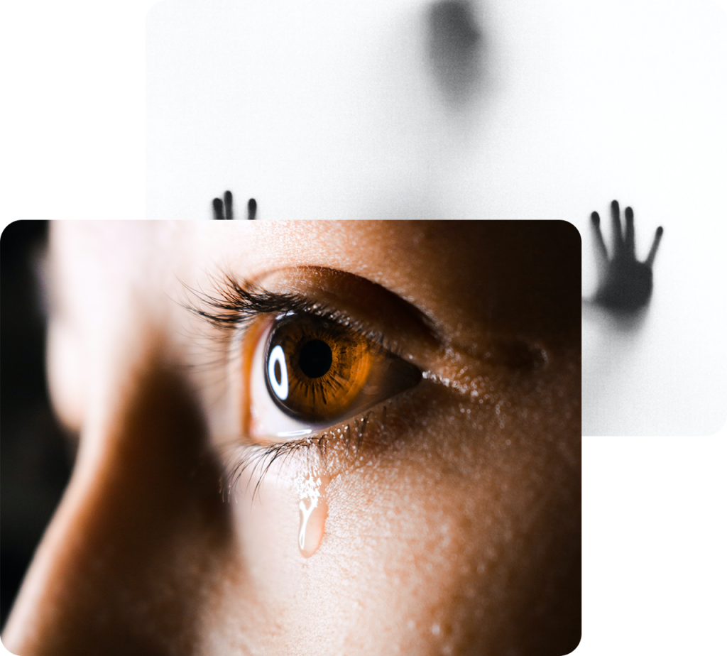 stressed eye