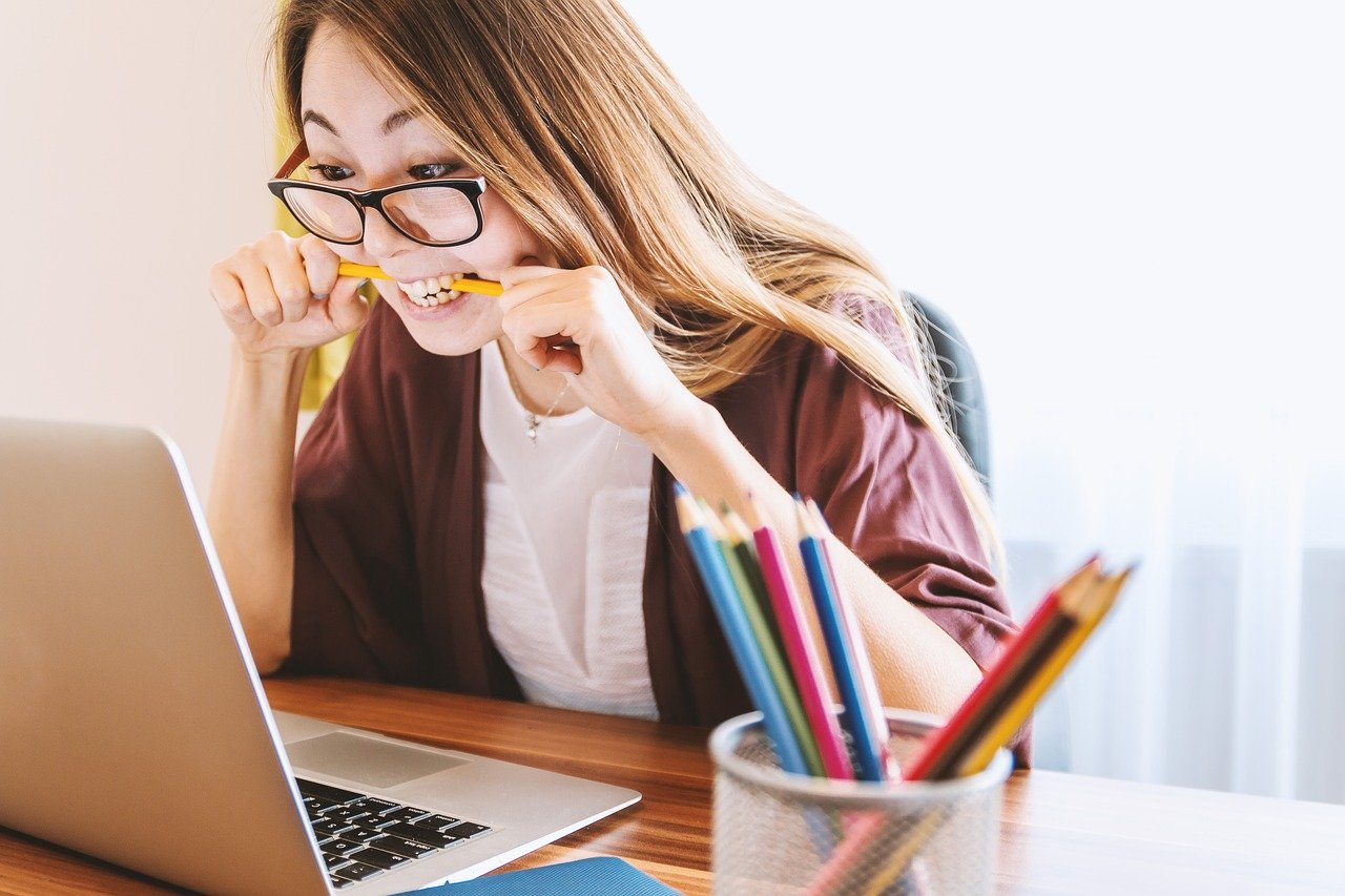 Students laptop stress mental health