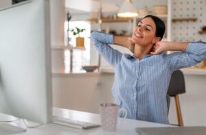 How to improve posture while working from home